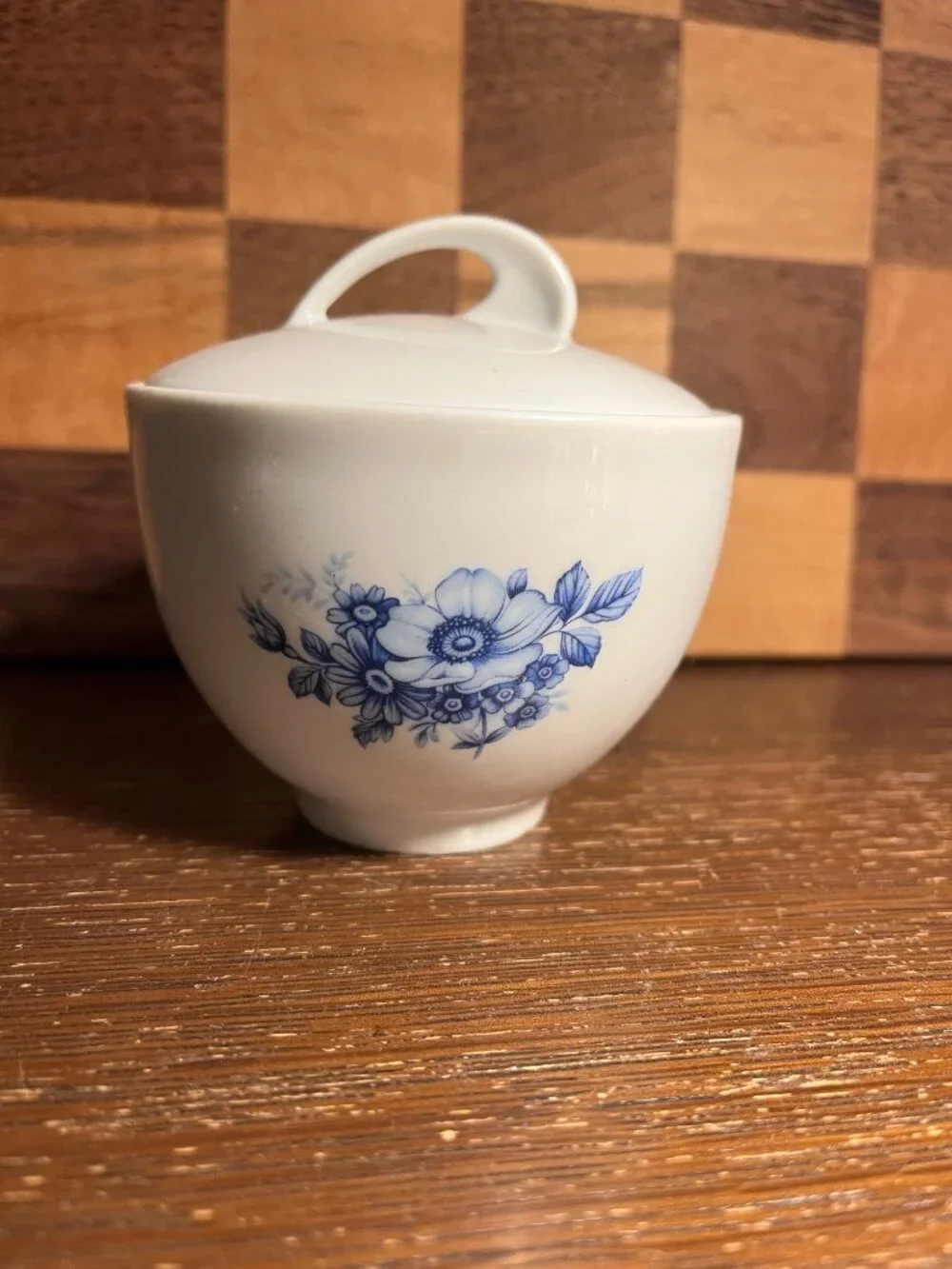 Blue and White Stegge Delft Holland Sugar Bowl A653